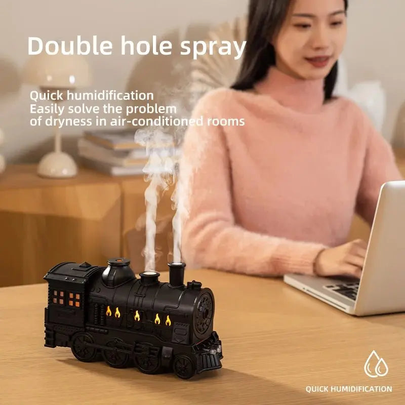 Train Air Humidifier Ultrasonic Aromatherapy Diffusers Mist Maker Fragrance Essential Oil Aroma Difusor Remote Control - KAIROS