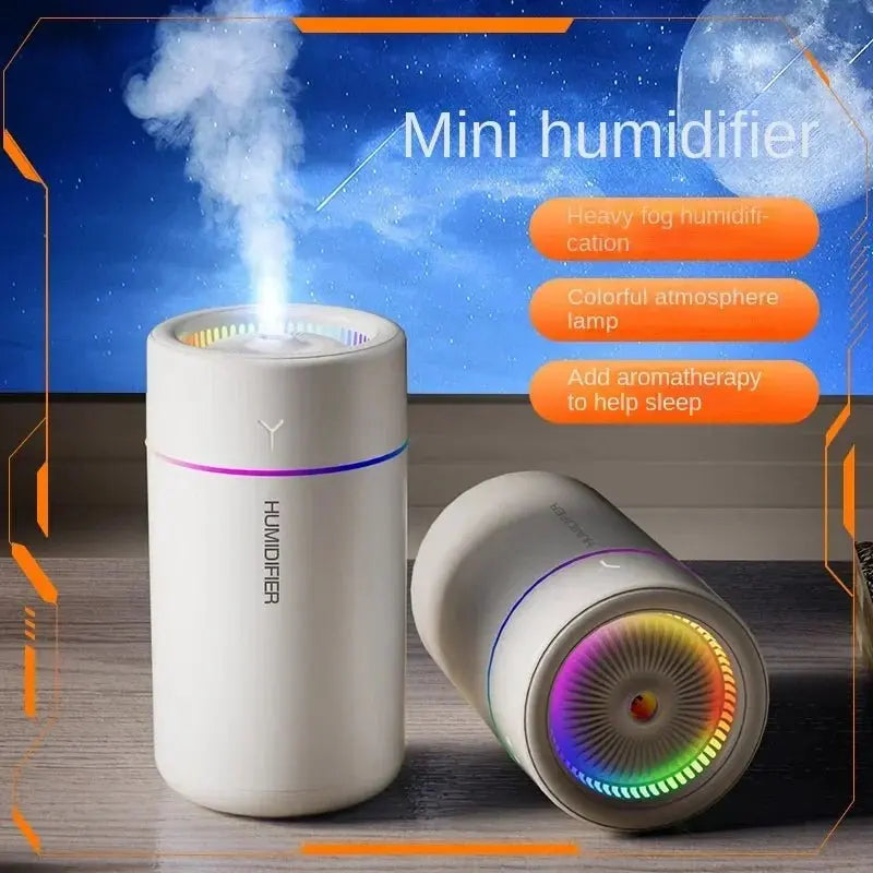 280ML Powerful and Efficient Air Humidifier Aromatherapy Aroma Diffuser Essential Oil Color - Changing Lights for Home Car Bedroom - KAIROS