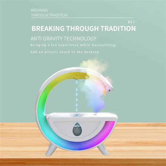 Anti - gravity Humidifier Creative Water Drop Desk Lamp Atmosphere LED Night Light For Office Home Descoration Table Lamps - KAIROS